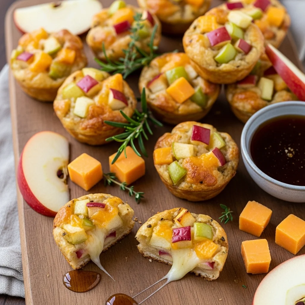 Apple Cheddar Bites