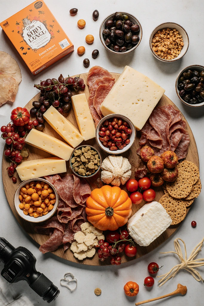 Halloween charcuterie board