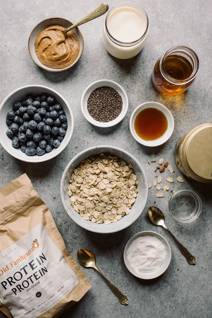 Oatmeal Blueberry Protein Balls recipe
