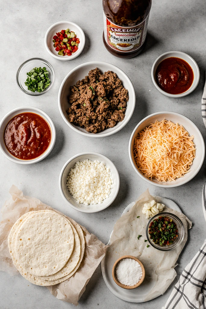 Sloppy Joe Quesadillas