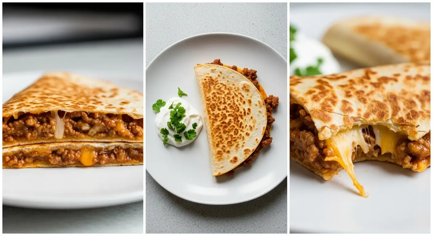 Sloppy Joe Quesadillas