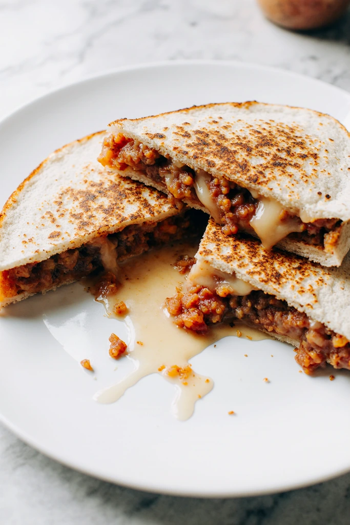 Sloppy Joe Quesadillas