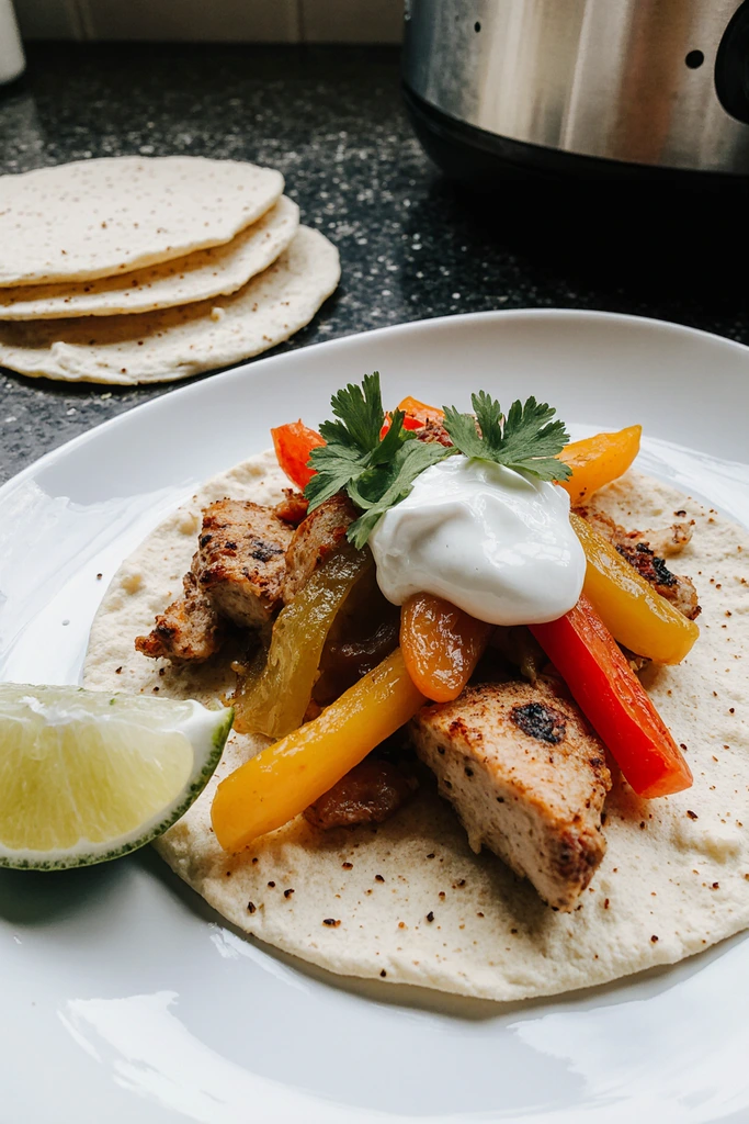 crockpot chicken fajitas