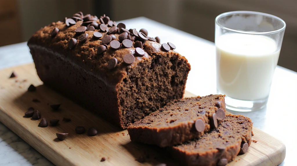 double chocolate banana bread