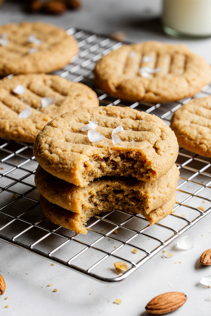  flourless almond butter cookies
