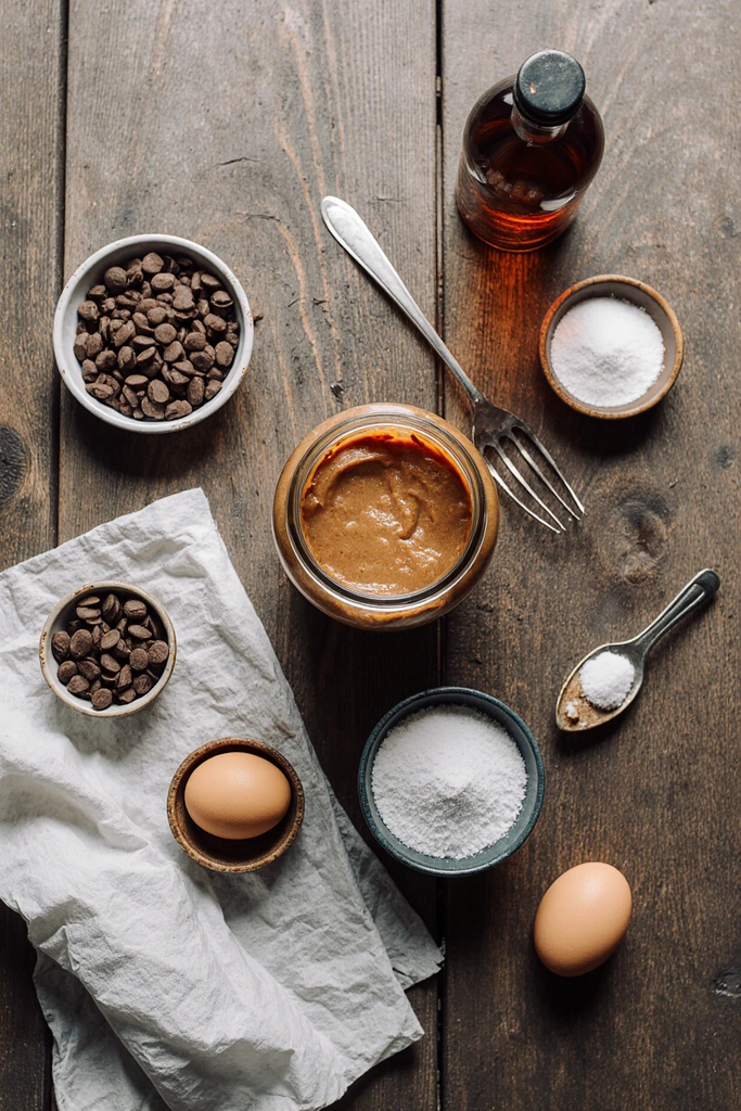  flourless almond butter cookies