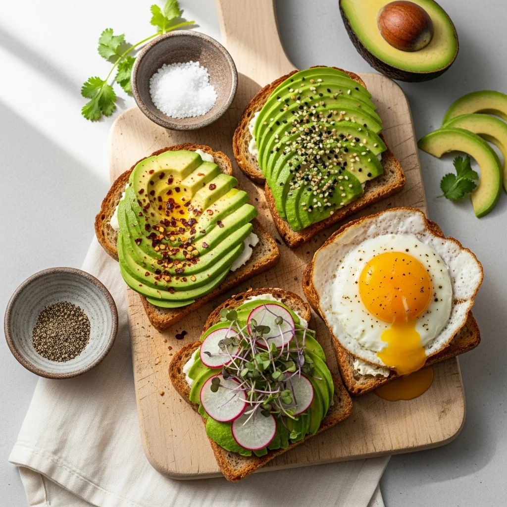 Avocado Toast on Gluten Free Bread