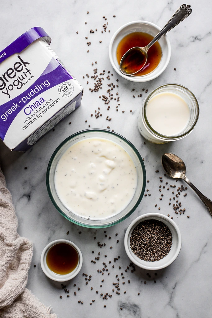 greek yogurt chia pudding