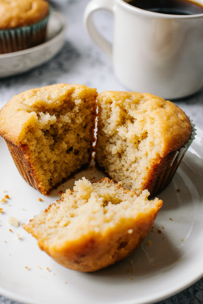 high protein breakfast lemon muffins