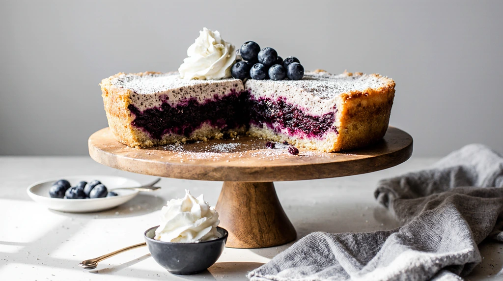 no bake blueberry chia seed pie