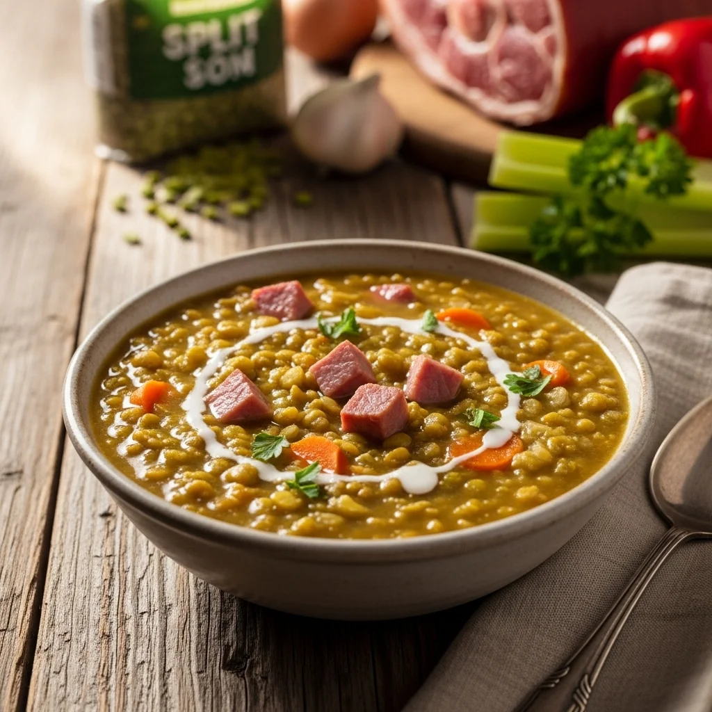 Split Pea Soup with Ham