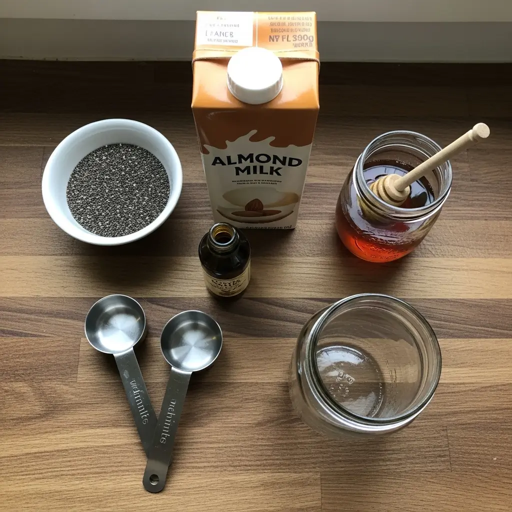 4 ingredient chia pudding