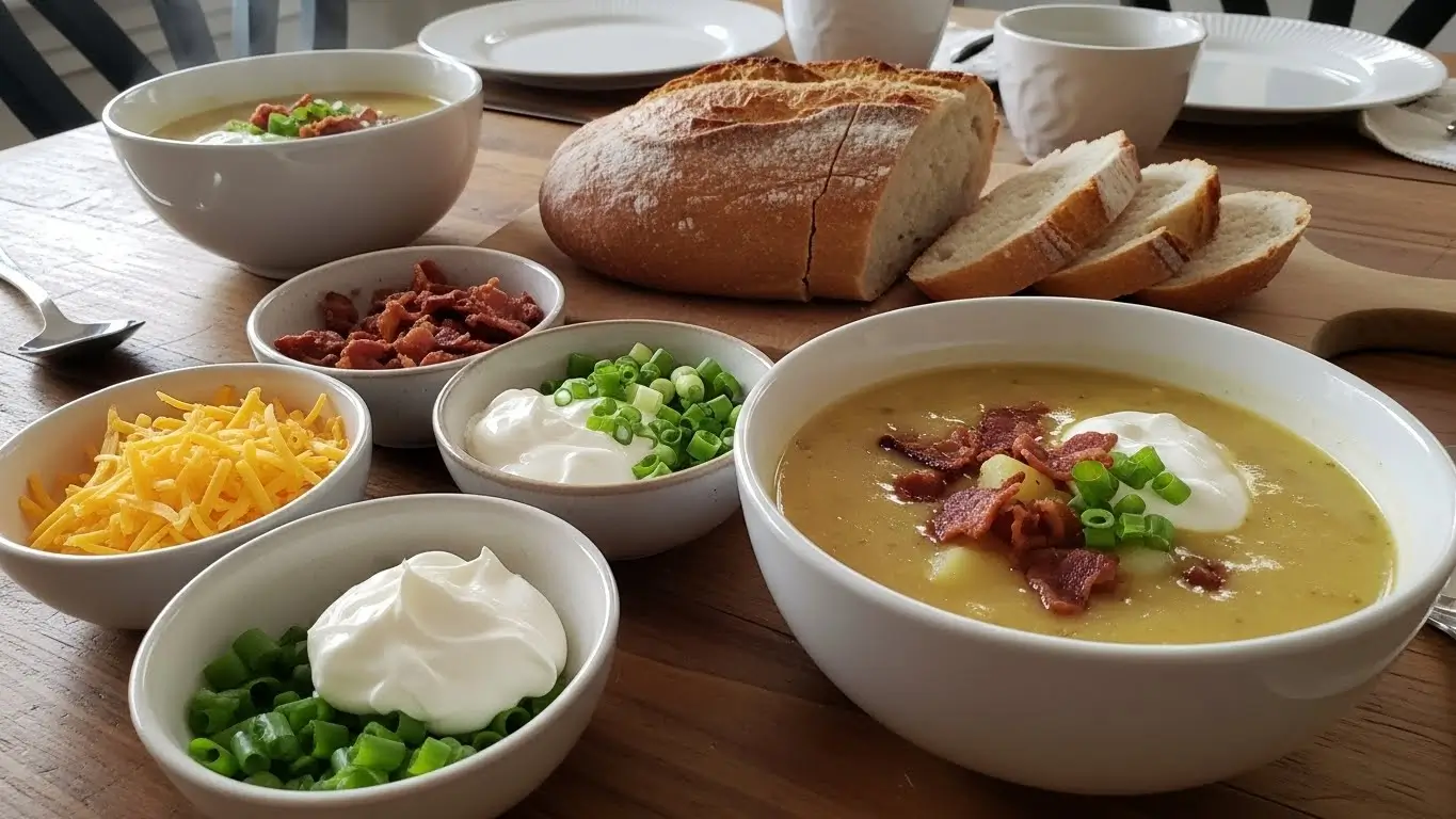 4 ingredient potato soup recipe