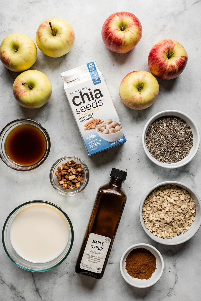 Apple Crumble Chia seed Pudding