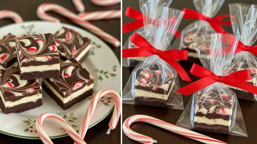 Christmas Peppermint Swirl Fudge