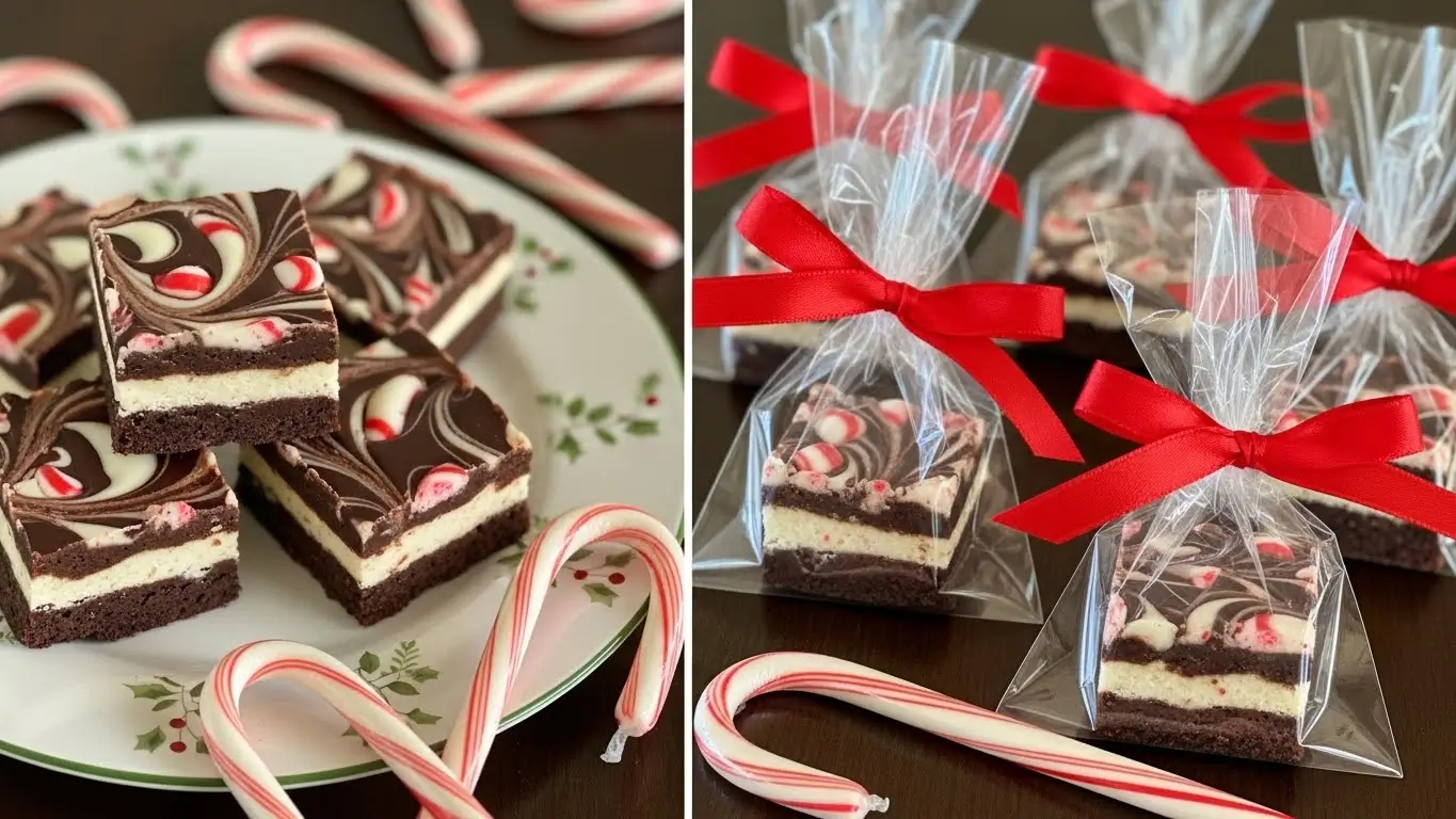 Christmas Peppermint Swirl Fudge