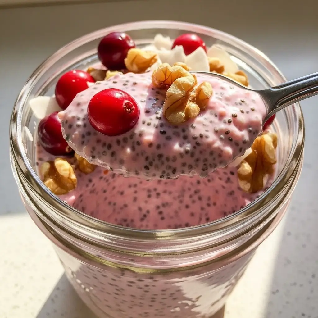 Cranberry Chia Pudding