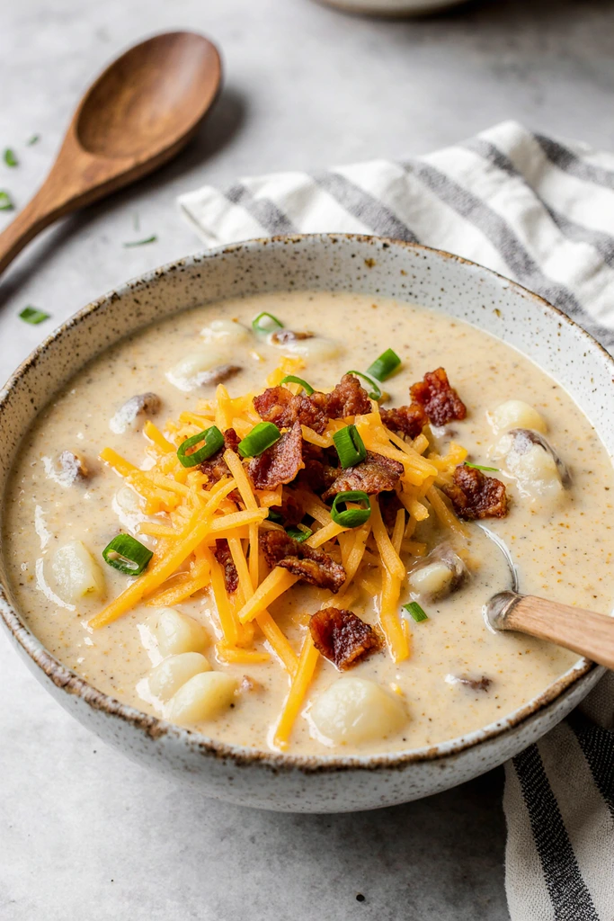 Easy crockpot potato soup