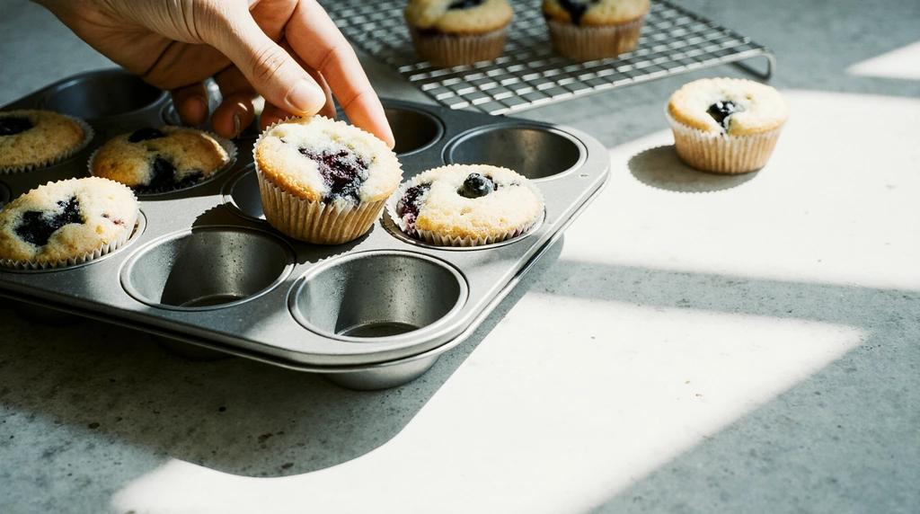 greek yogurt blueberry mini muffins