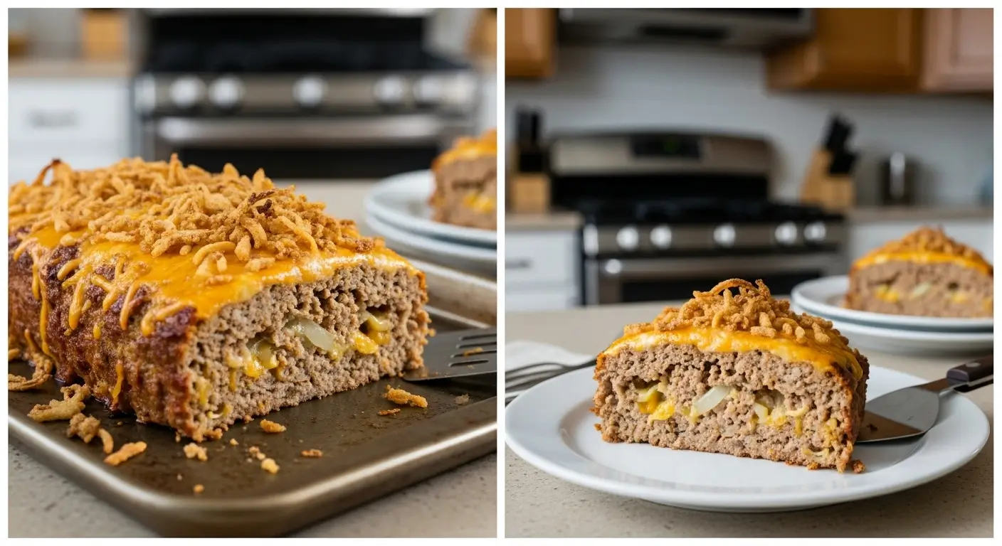 French onion meatloaf