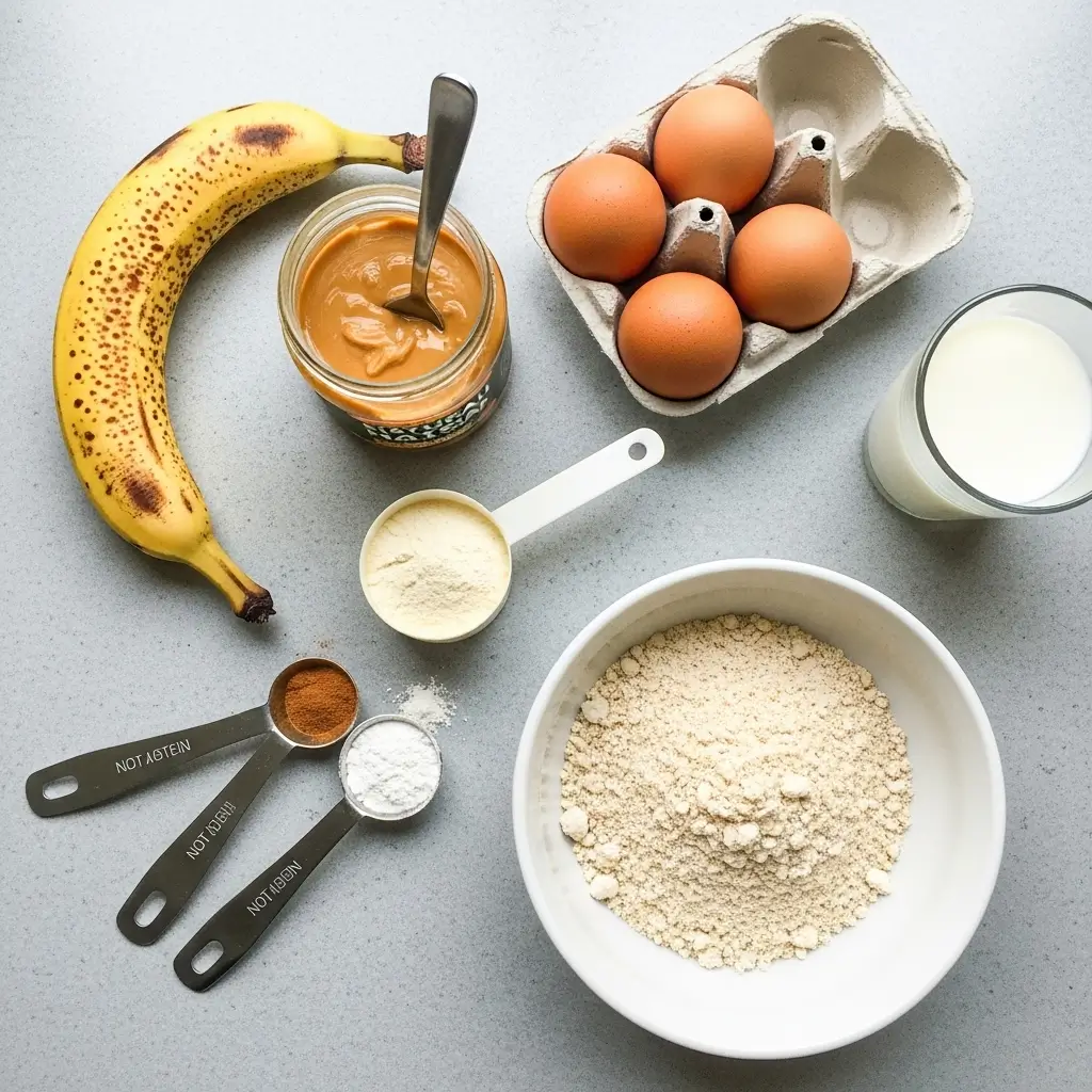 Peanut Butter Protein Pancakes