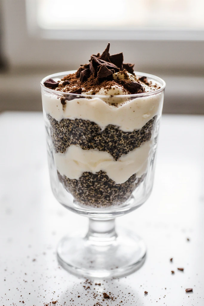 chia pudding tiramisu