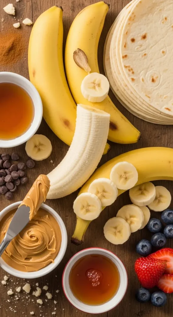 minute breakfast banana rollups