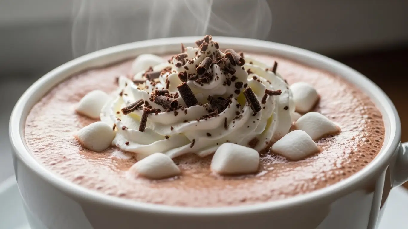 creamiest hot chocolate mug