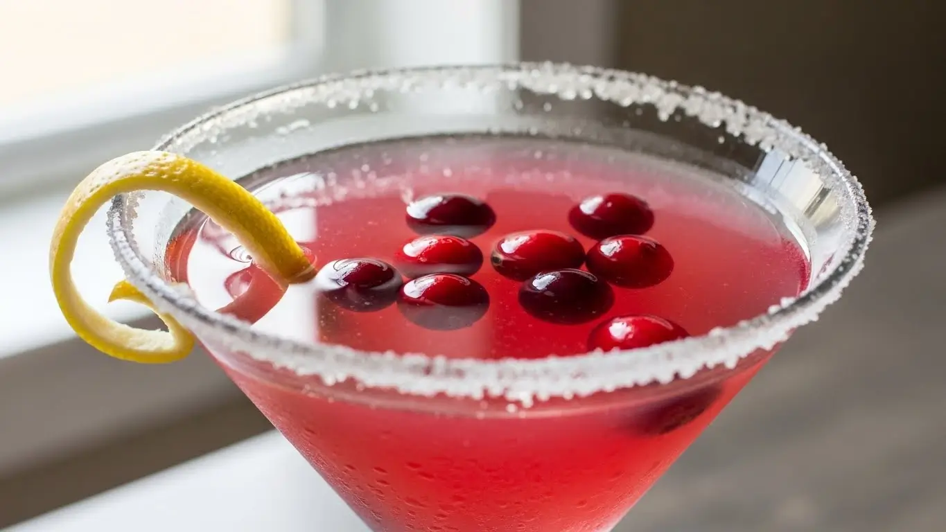 cranberry lemon drop cocktails