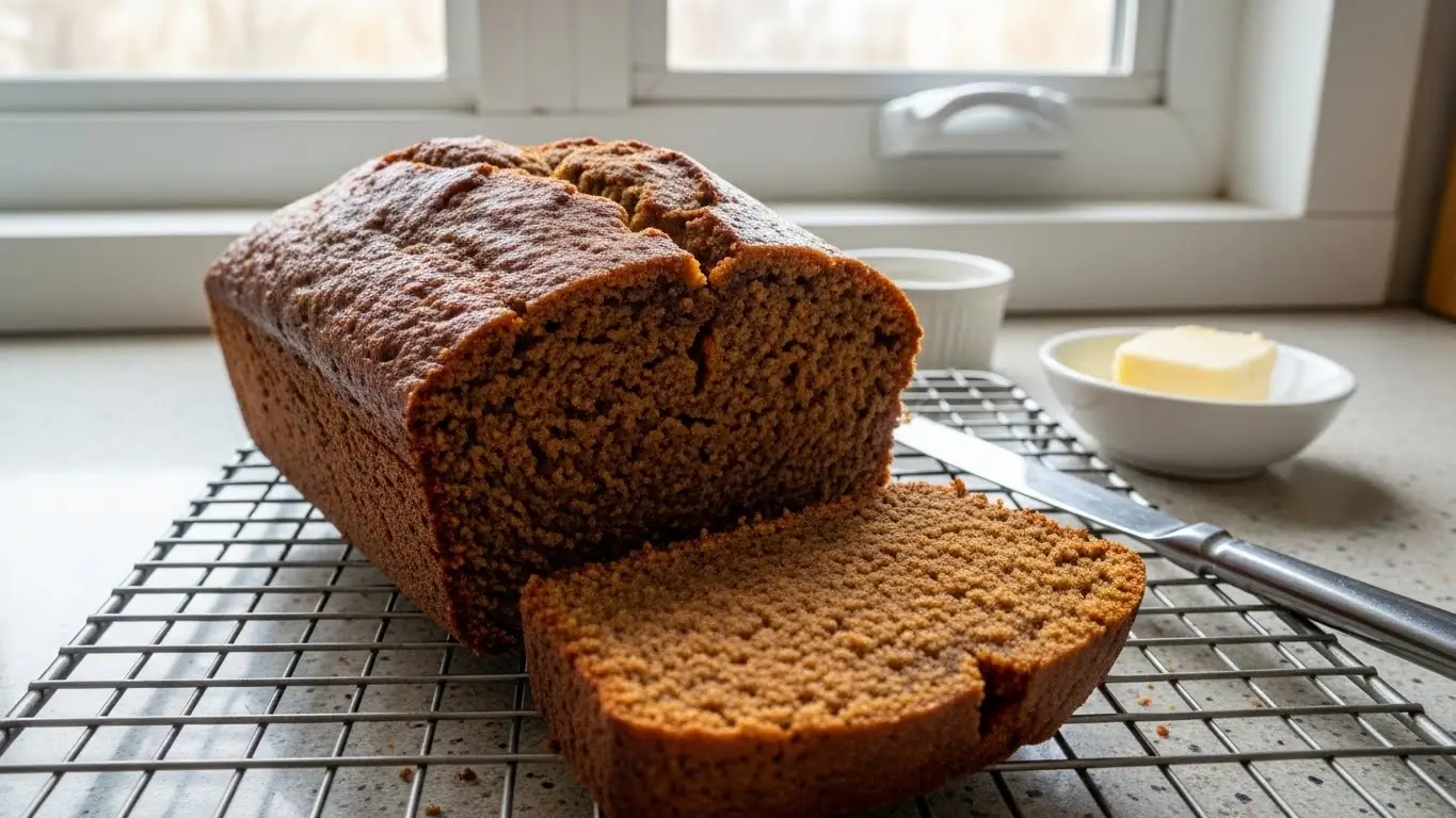 moist gingerbread loaf