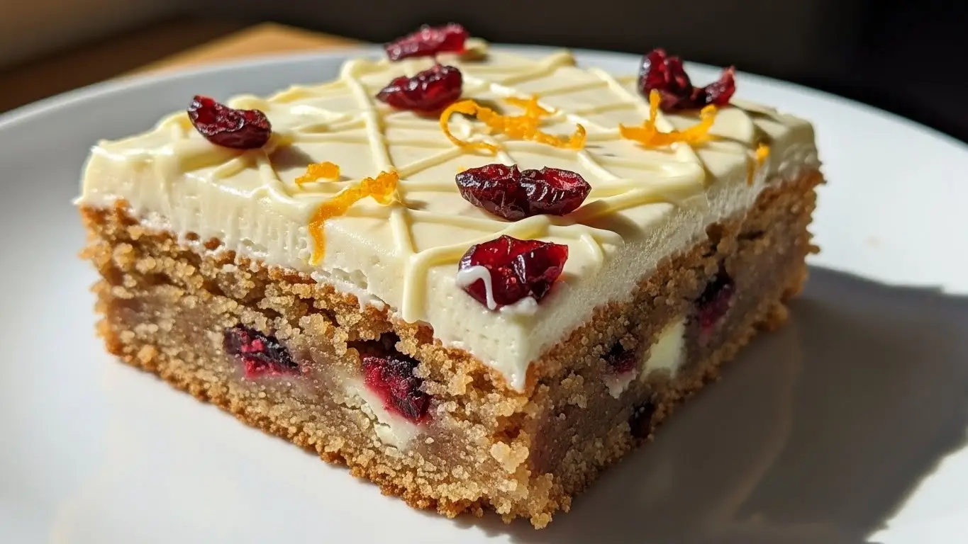 cranberry bliss bars