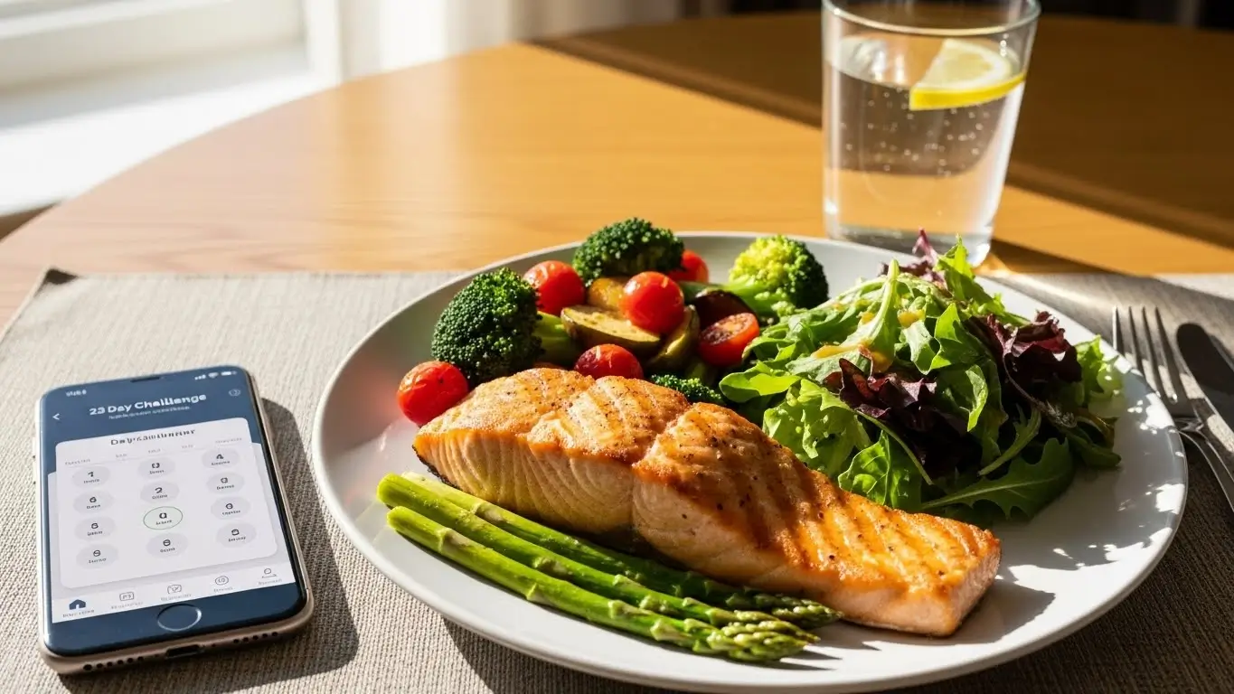 23 days challenge sugar free meal plan