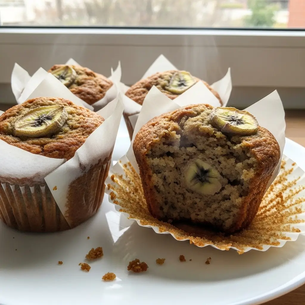 banana bread muffins