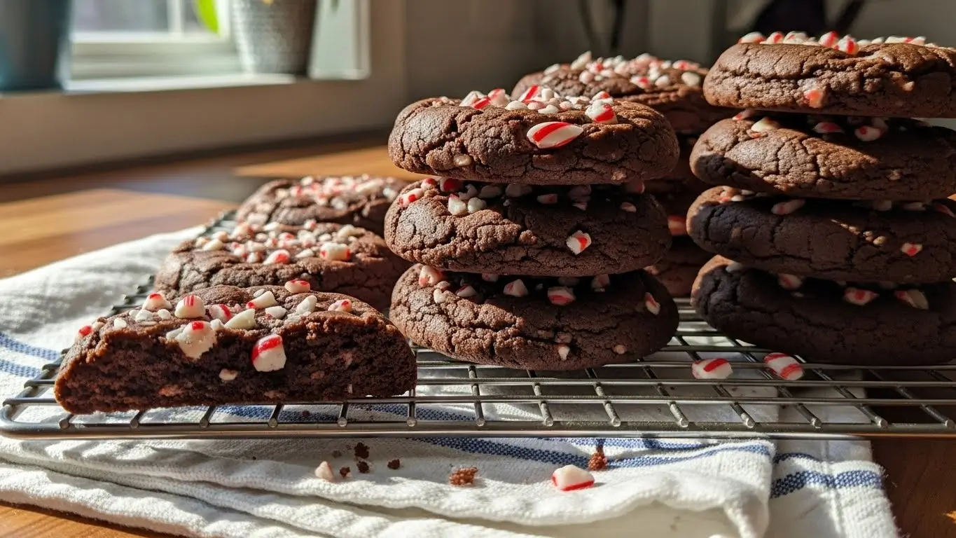 chocolate peppermint cookies