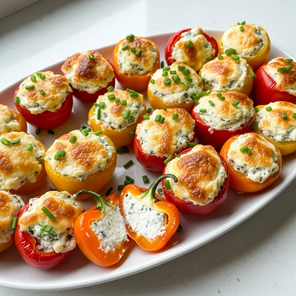 cream cheese stuffed mini peppers