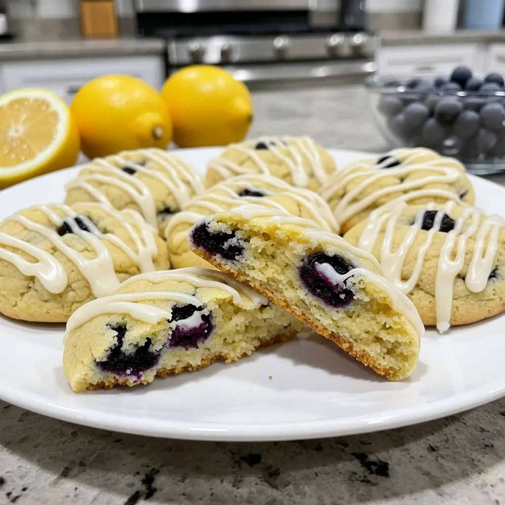 lemon blueberry cookies