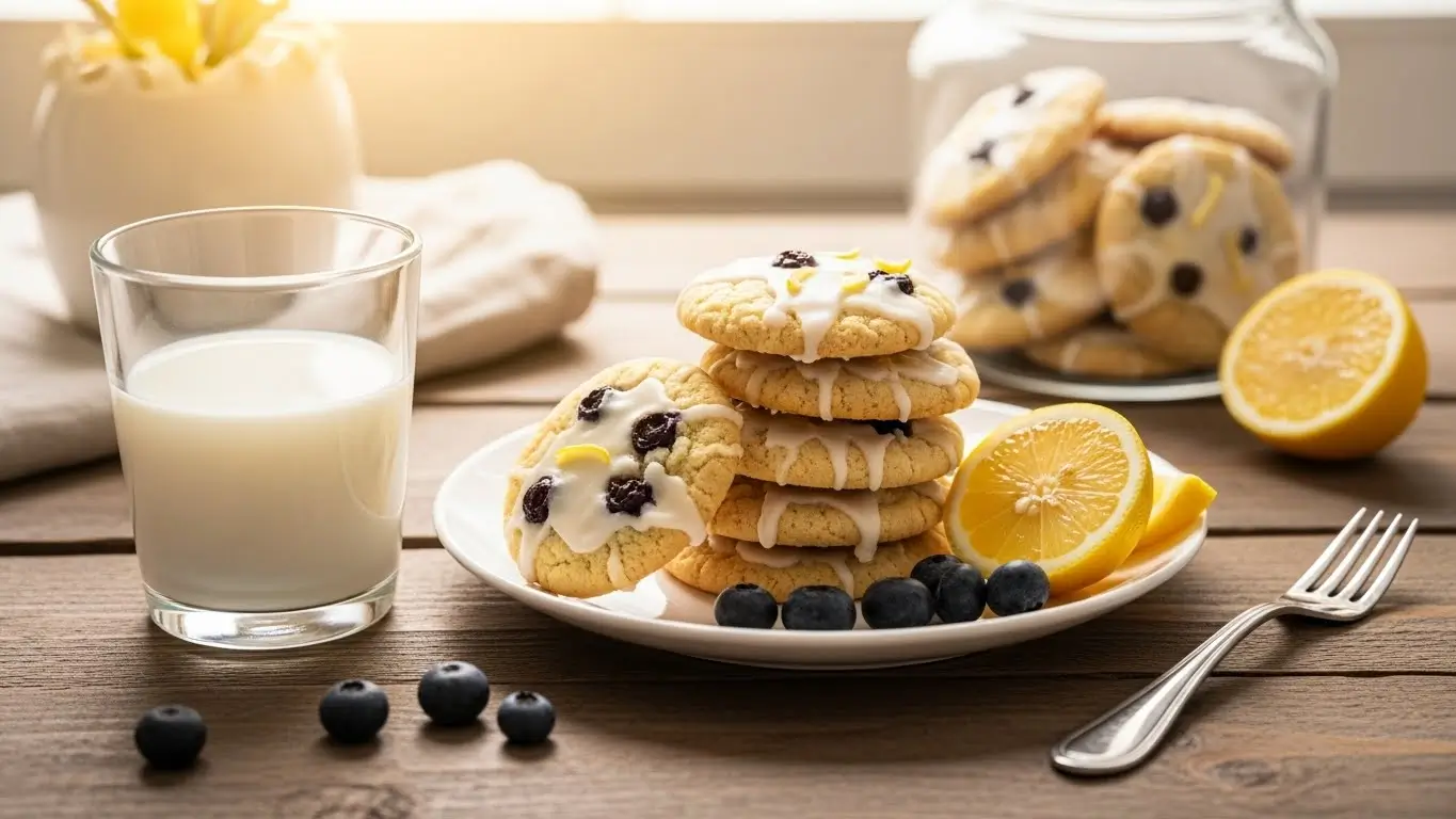 lemon blueberry cookies
