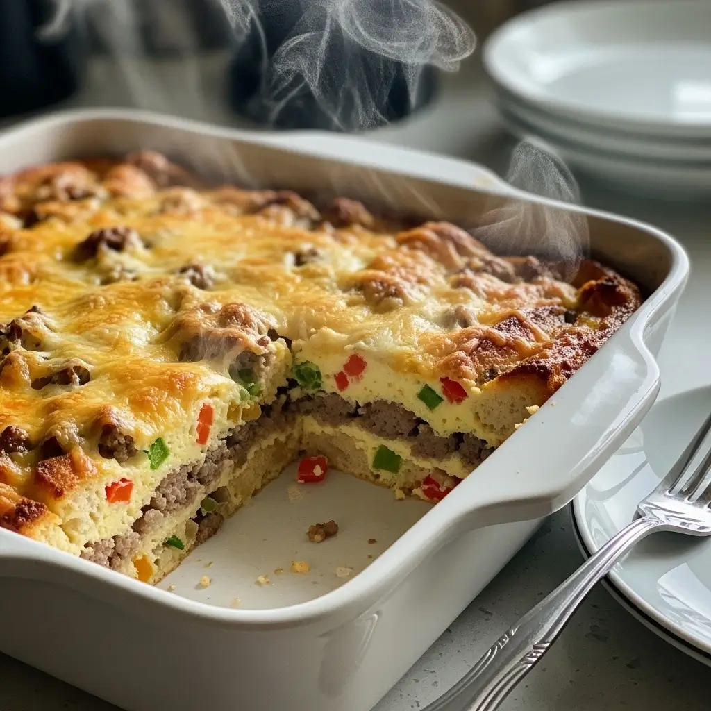 Overnight breakfast casserol