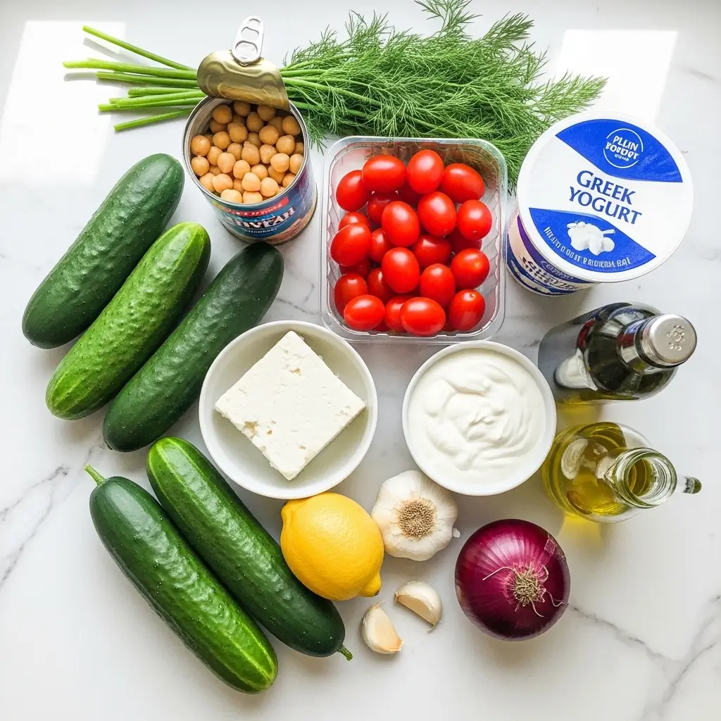 high-protein cucumber salad