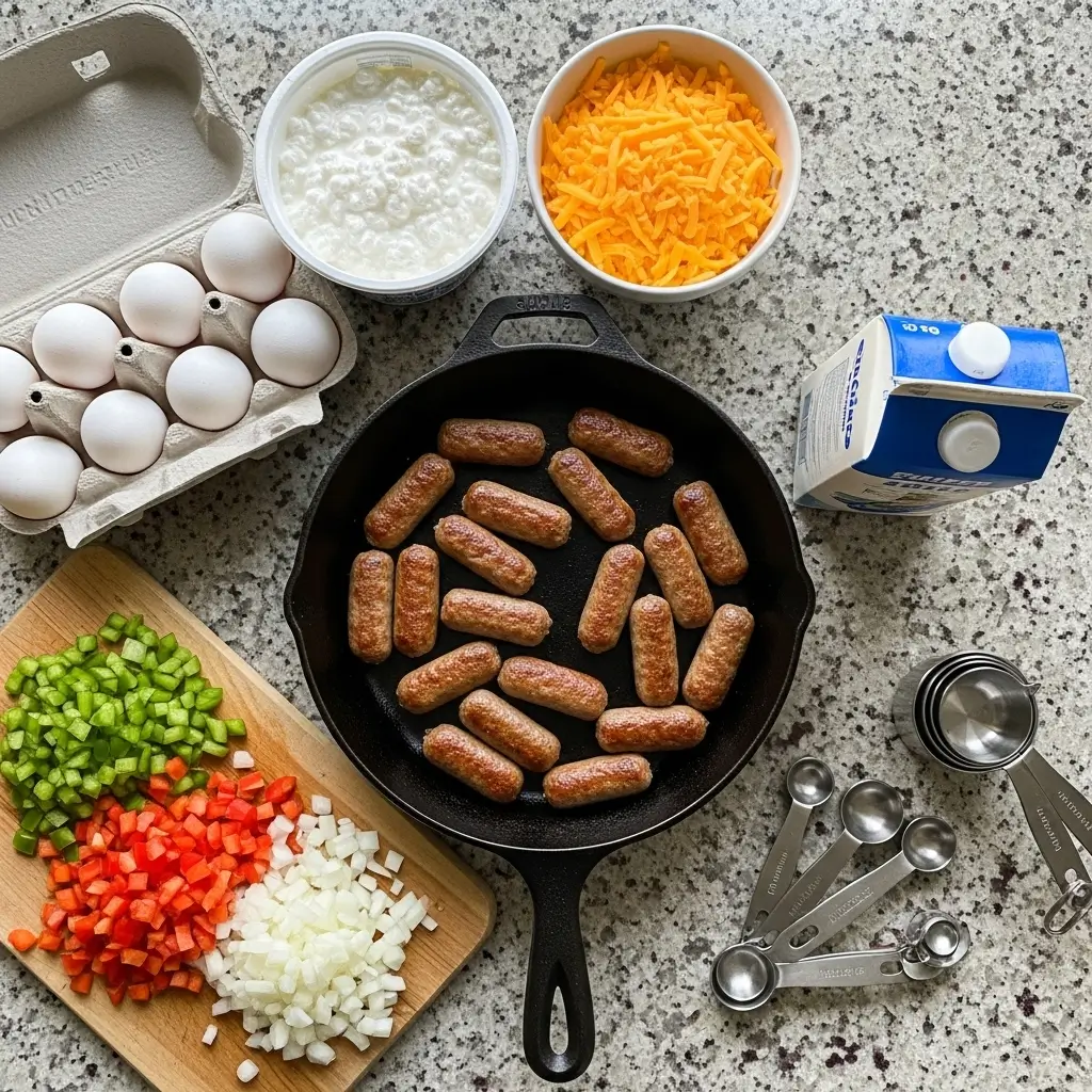 cottage cheese egg bake casserole