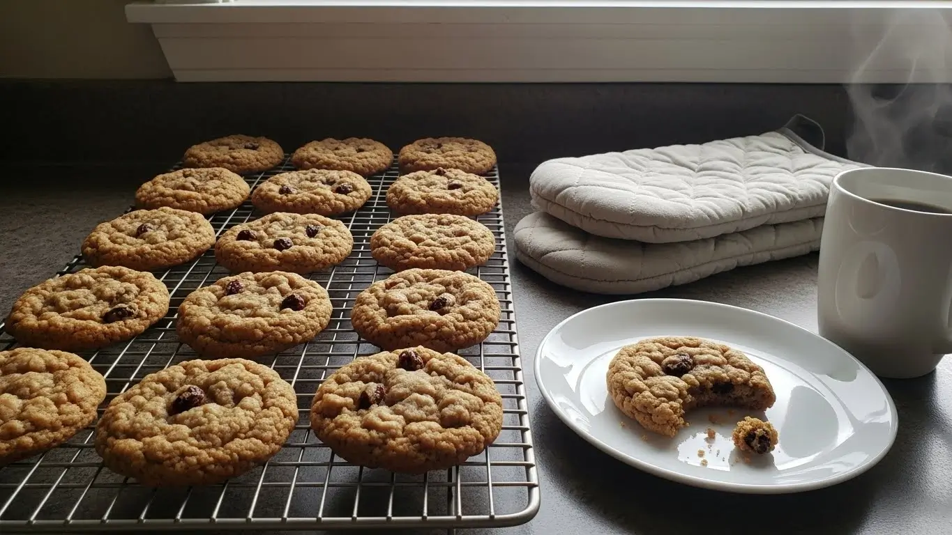 oatmeal raisin protein cookies
