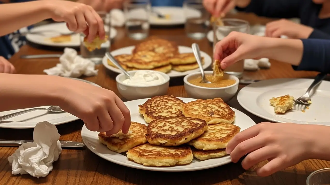 potato and onion cheese pancake