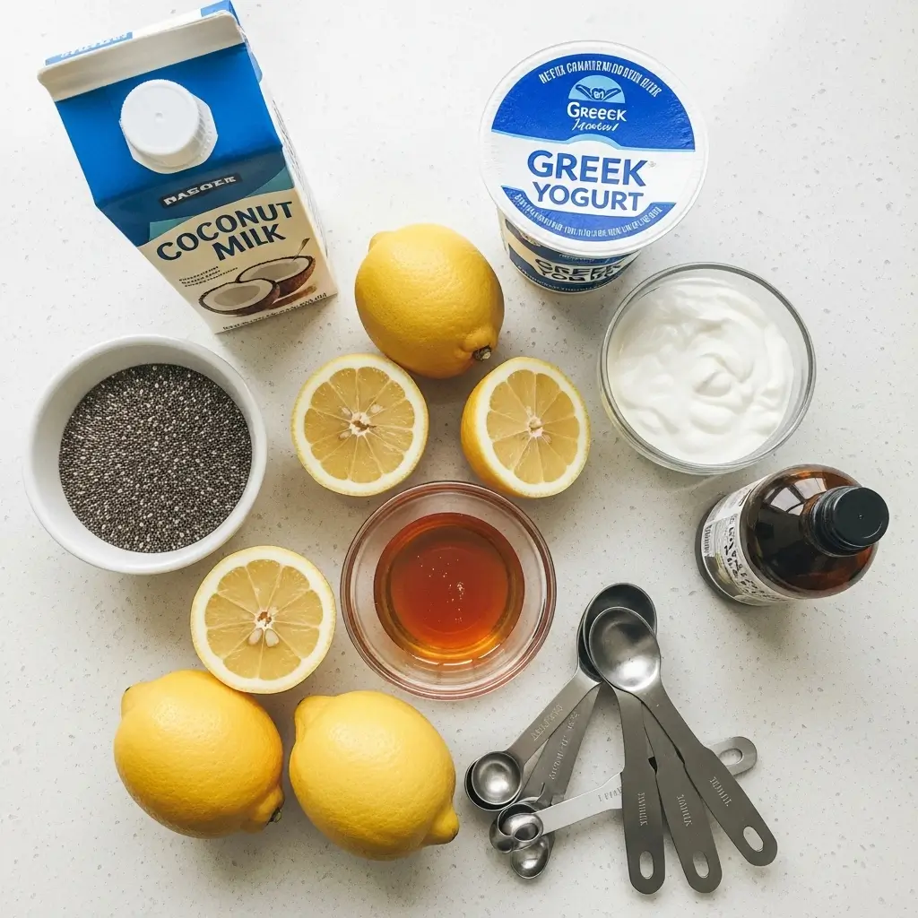 lemon cream chia pudding