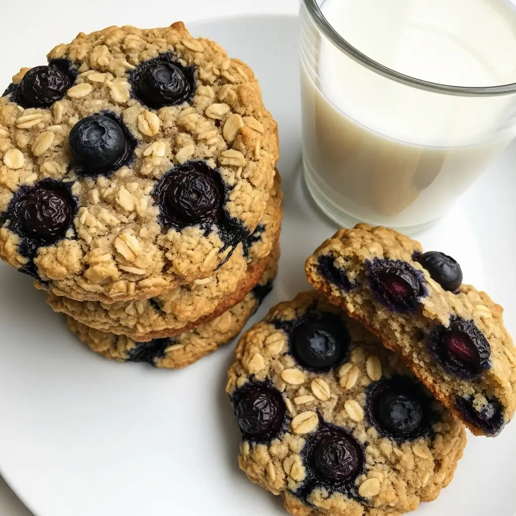 blueberry oatmeal cookies