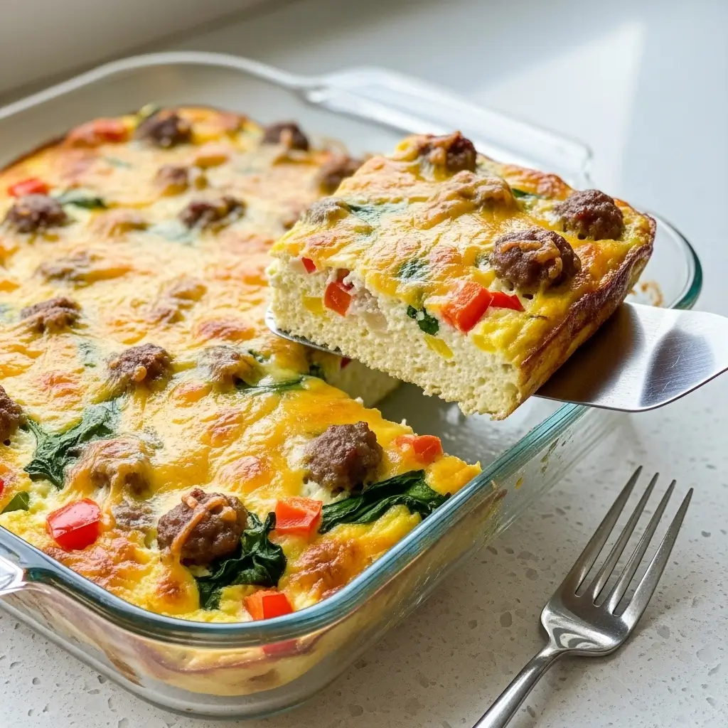 cottage cheese egg bake casserole