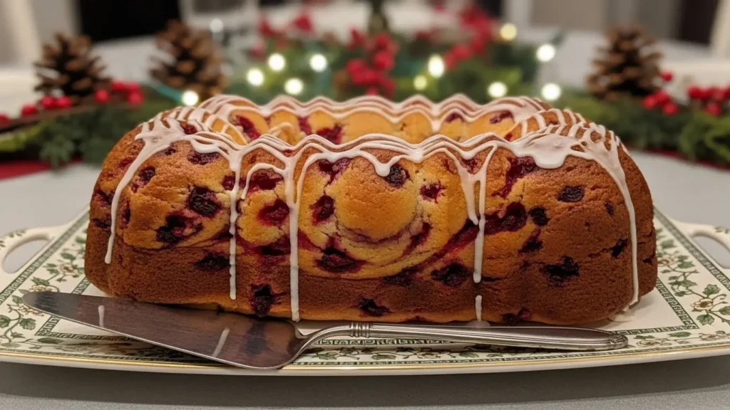 cranberry cream cheese pound cake