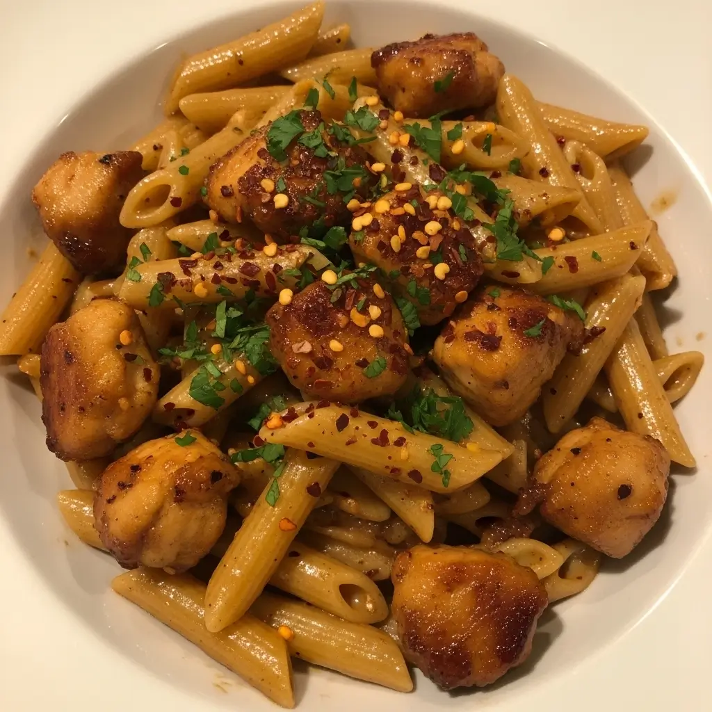 Amazing honey pepper chicken pasta recipe 