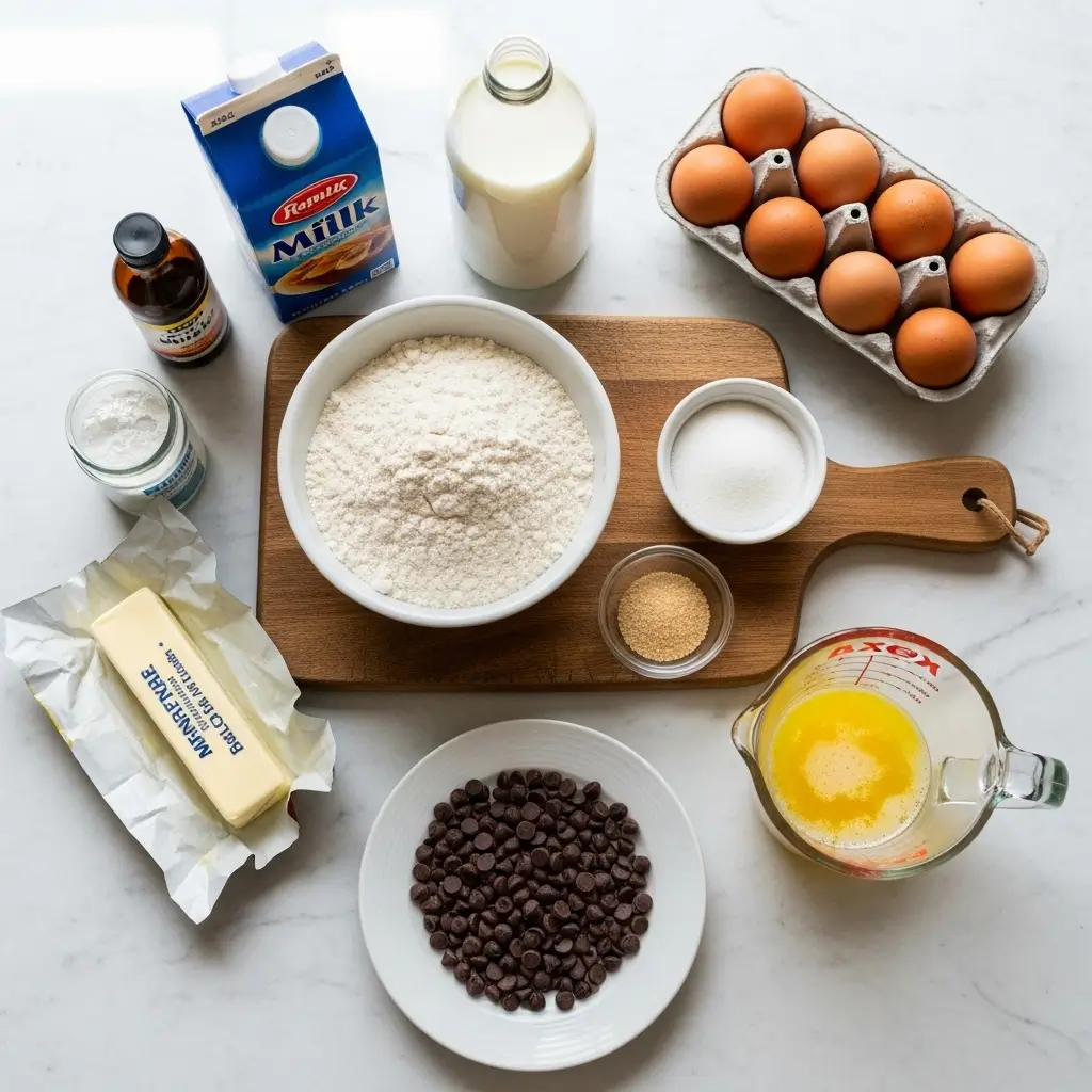 Easy chocolate chip pancakes