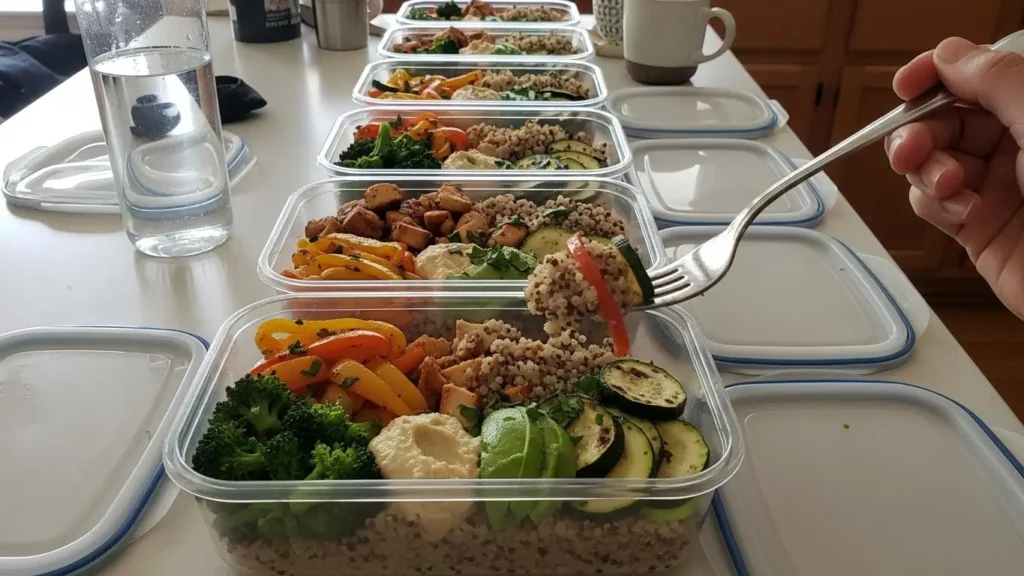 5 ingredient protein quinoa bowl