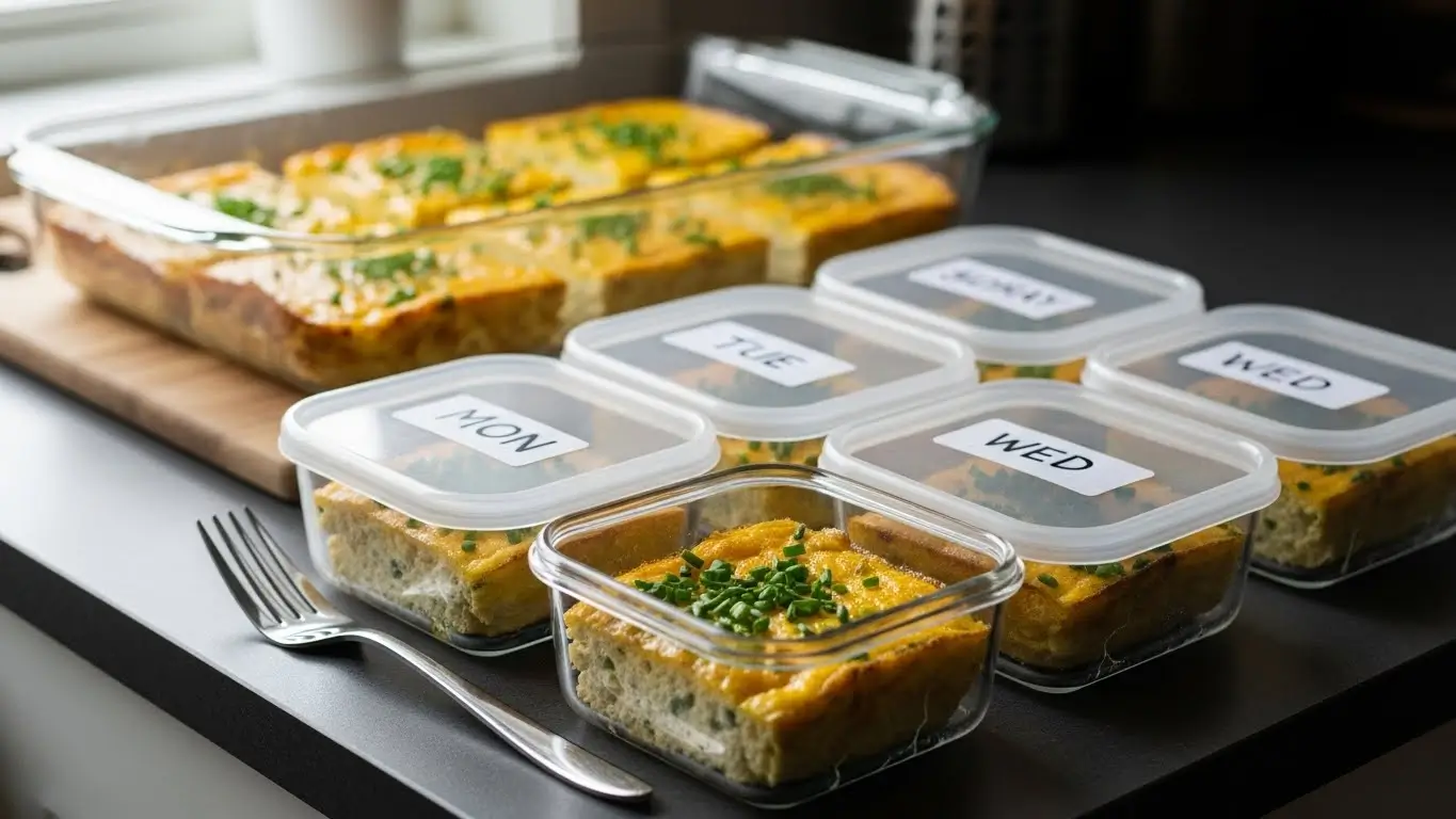cottage cheese egg bake casserole